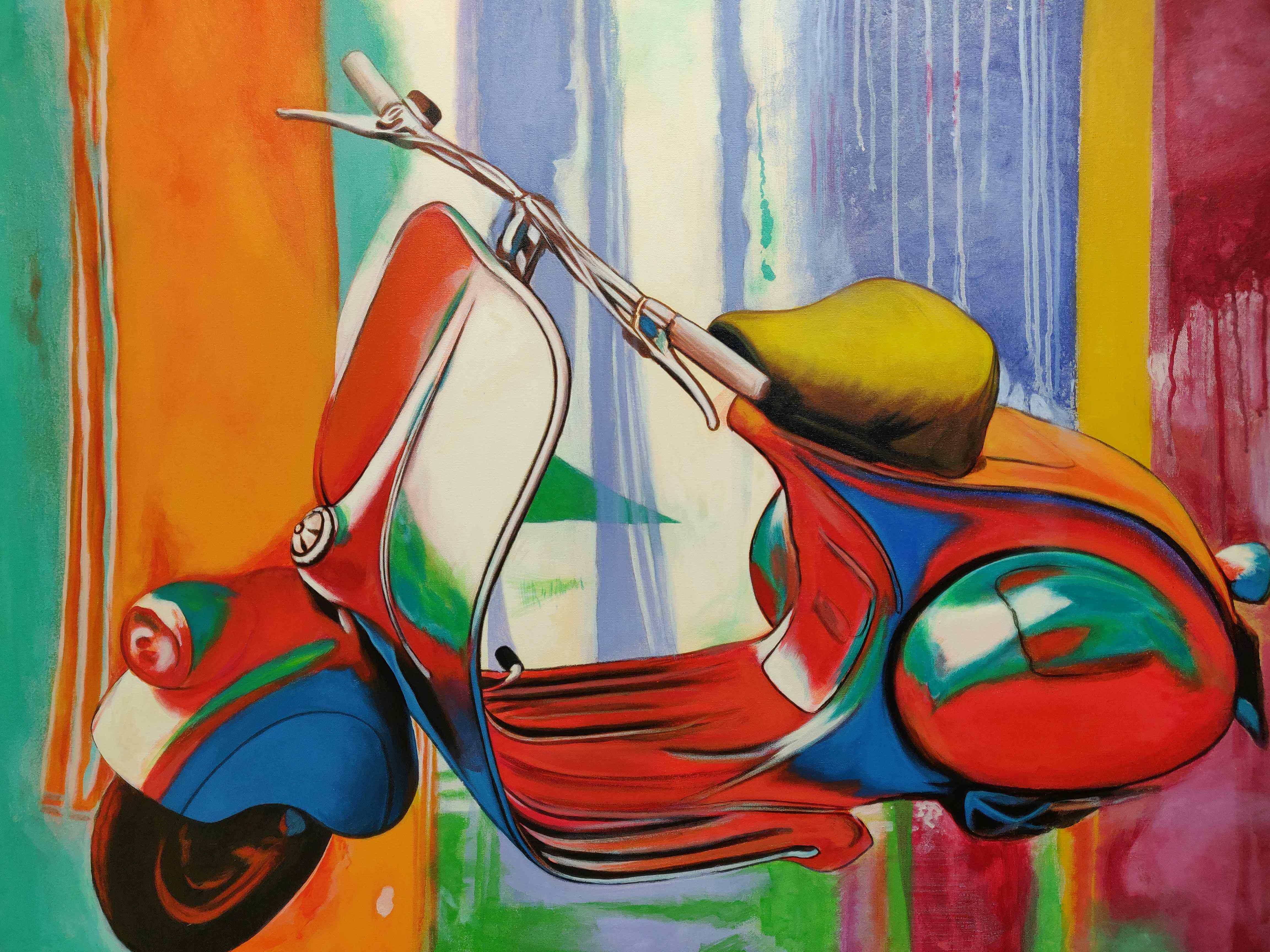 The Scooter Painting